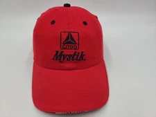Citgo Mystik Lubricants Adjustable Hat Cap Petroleum Gas Oil Men Women Red Black
