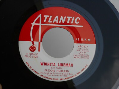 Z10 ATLANTIC 2677 PROMO JAZZ SOUL FUNK FREDDIE HUBBARD LONELY SOUL WICHITA LINE