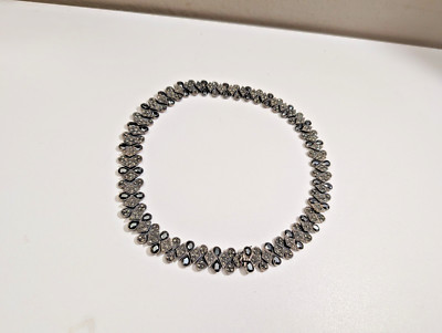 Marc Anthony Sterlingsilber Markasiten akzentuierte Kette Halskette 16,5'' ~ 67,2 g
