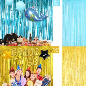 Details About Shiny Tassel Door Curtain Birthday Wedding Party Room Wall Home Xmas Decor 2m 3m