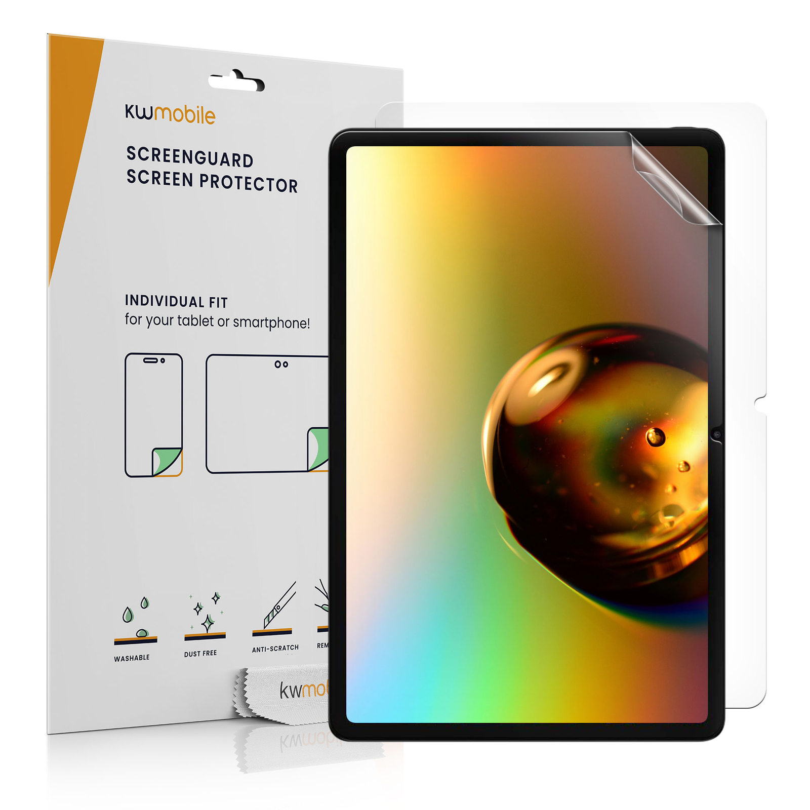2x Подставка для планшета Xiaomi Redmi Pad Pro Folie klar Displayschutz 