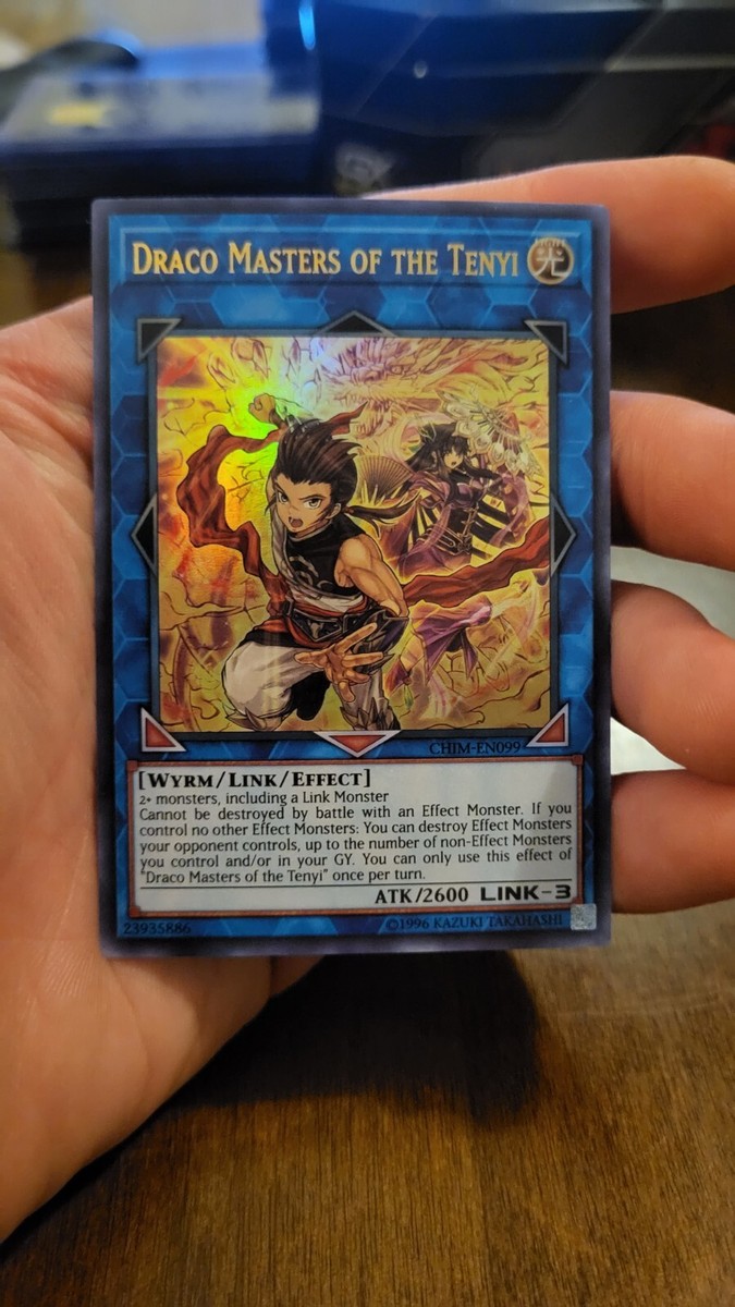 Yu-Gi-Oh Karte Draco Masters Of The Tenyi – Ultra Rare, Aus Chaos Impact Booster