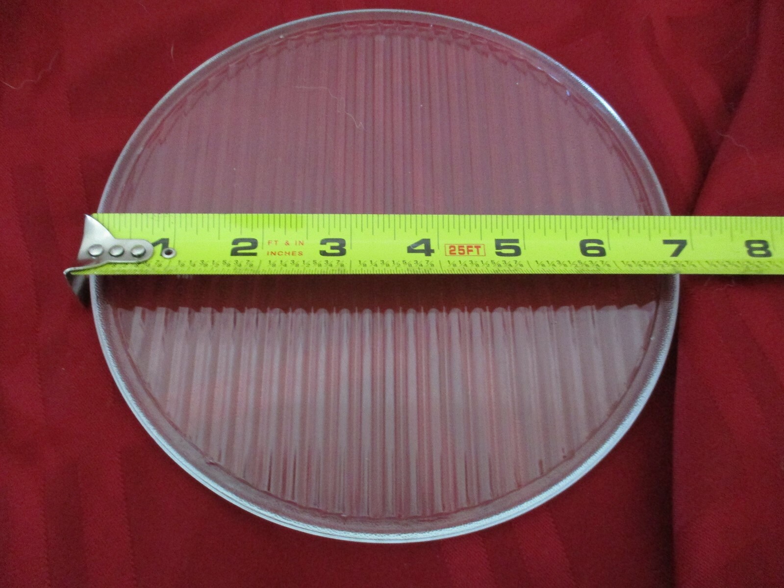 Vintage Bentley center spot light fluted glass replacement lens