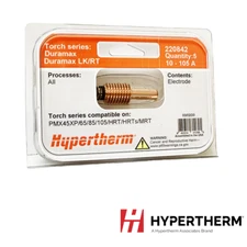 Genuine Hypertherm Electrode 220842 5 Pack 10A 105A Plasma 45XP 65 85 105 HRT