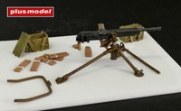 MW22 Plusmodel 296 Japan Heavy Machine Gun Type 92 Accessories 1/35