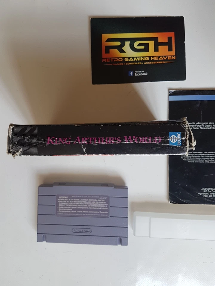 KING ARTHUR'S WORLD SUPER NINTENDO USA SNES GAME BOXED WITH MANUAL - Image 4 of 4
