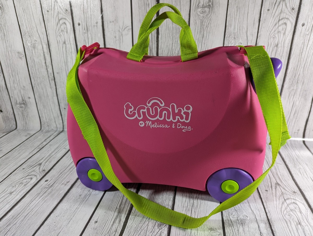 Trunki Trolley valise enfant fille bagage à main chat violet/rose