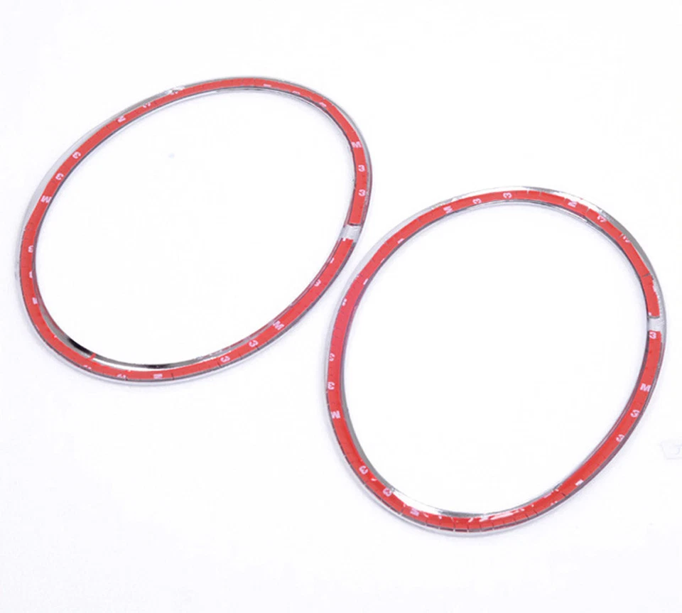 Para Nissan Juke 2011 2012 2013 Cromo Faro Delantero Anillo Cubierta Borde Foto 3 de 4