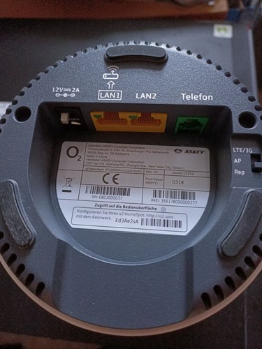 o2 HomeSpot LTE Router Askey | LTE bis 300 MBit/s , DEFEKT - Bild 2 von 2