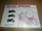 Vintage Velorex Universal Motorcycle Sidecar Kit Instruction Paper Parts List