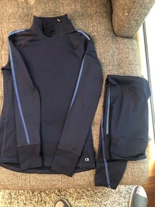 Gap Body Fit set - Top & leggings - Dark Blue - Size Small