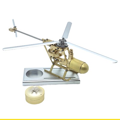 OKMO Steam Helicopter Model | Miniature Scale Engine Powered by Hot Steam