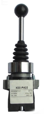 22mm Joystick Schalter 2xNO Rastend 2 Wege  mit Mittelstellung off