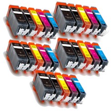 25 PK Ink Cartridges works for Canon PGI-225 CLI-226 MG5220 MG5320 MX882 MX892