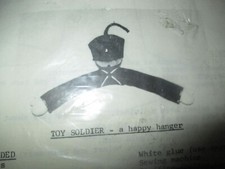 NIP Vintage TOY SOLDIER Coat/Clothes HANGER Making Sewing KIT - 1970's