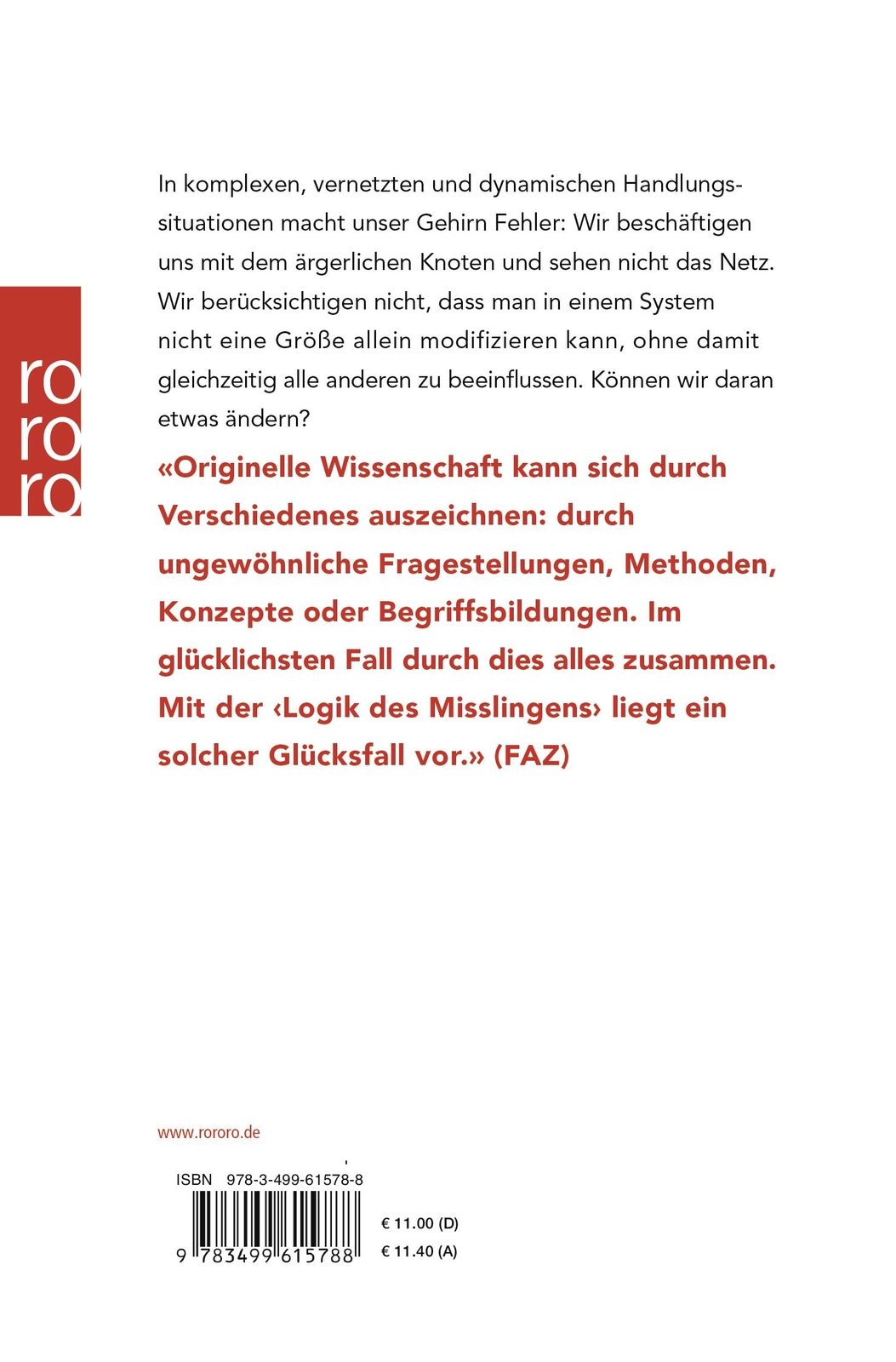 Thumbnail - Dietrich Dörner Die Logik Des Mißlingens