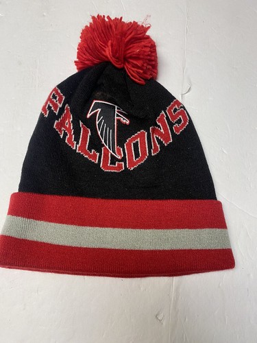 Atlanta Falcons Cuffed Pom Beanie Toboggan Cap New With Tags … Box #3 - Picture 2 of 3