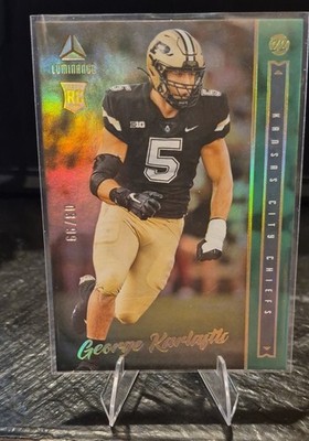 2022 Panini Luminance - Rookie George Karlaftis #151 Green /99 (RC)