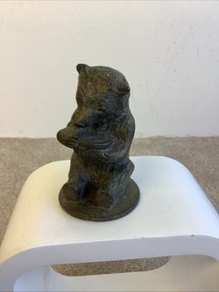 Vintage Hawkes & Spinks Bear Honey Co Ltd Car Hood Mascot Ornament Figure