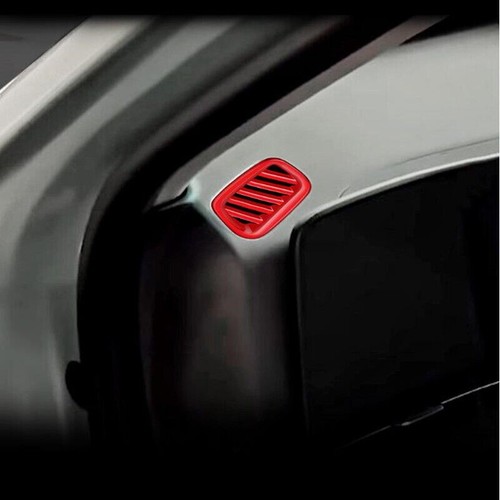 2x Red ABS for Hyundai Kona 2024-2025 Center Console Air Outlet Panel Cover Trim - Picture 5 of 5