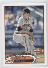 2012 Topps Emerald Nuts San Francisco Giants Javier Lopez #SF8 0p3