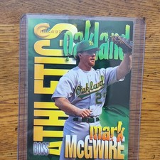 Skybox Circa 1997 Boss Mark McGwire #12 Oakland Athletics MLB Insert Card