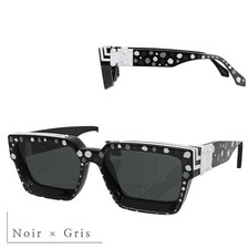 Louis Vuitton LV YK Sunglasses 1.1 Millionaire Infinity Dot Z1904E Black h k540