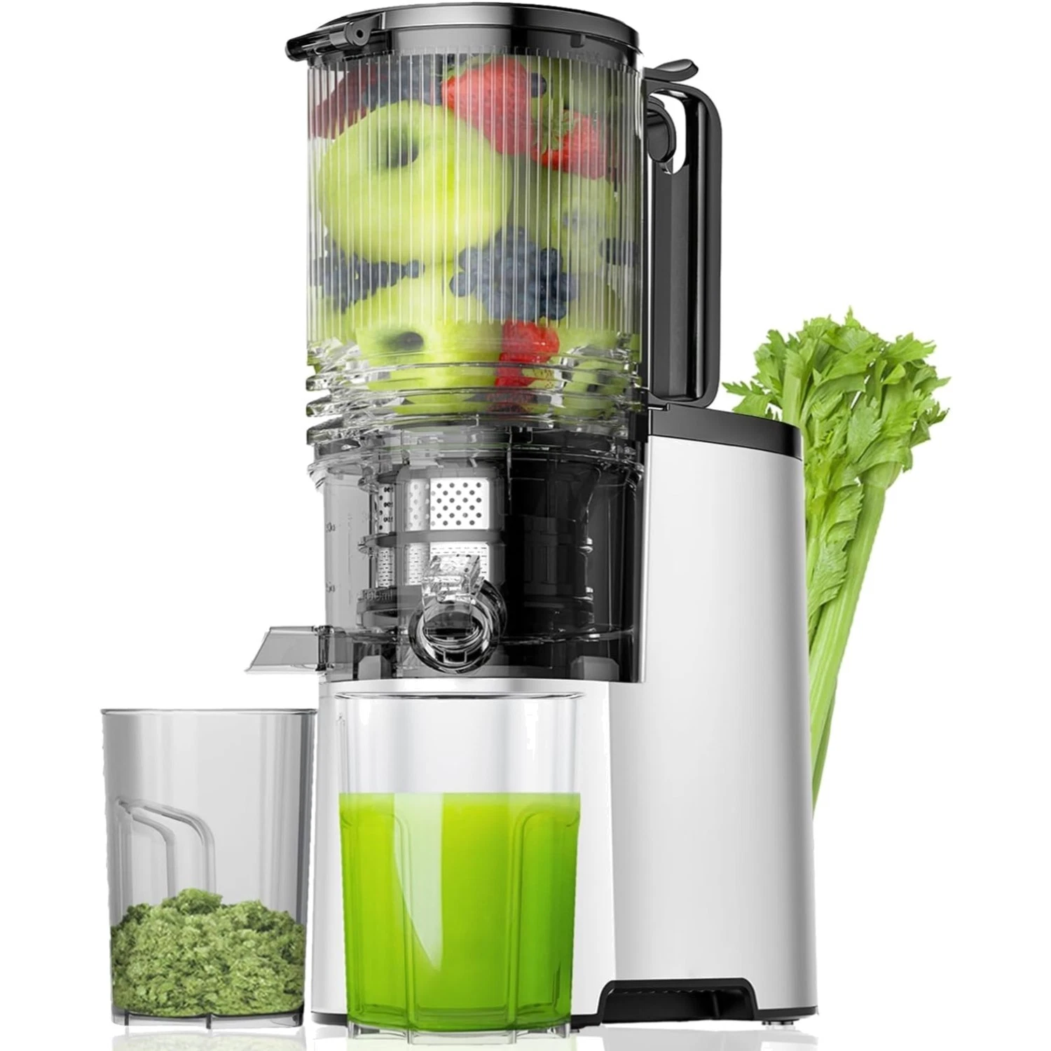Ultra High Juice Yield Slow Masticating Juicer - 400W for Nutrient-Rich Juice