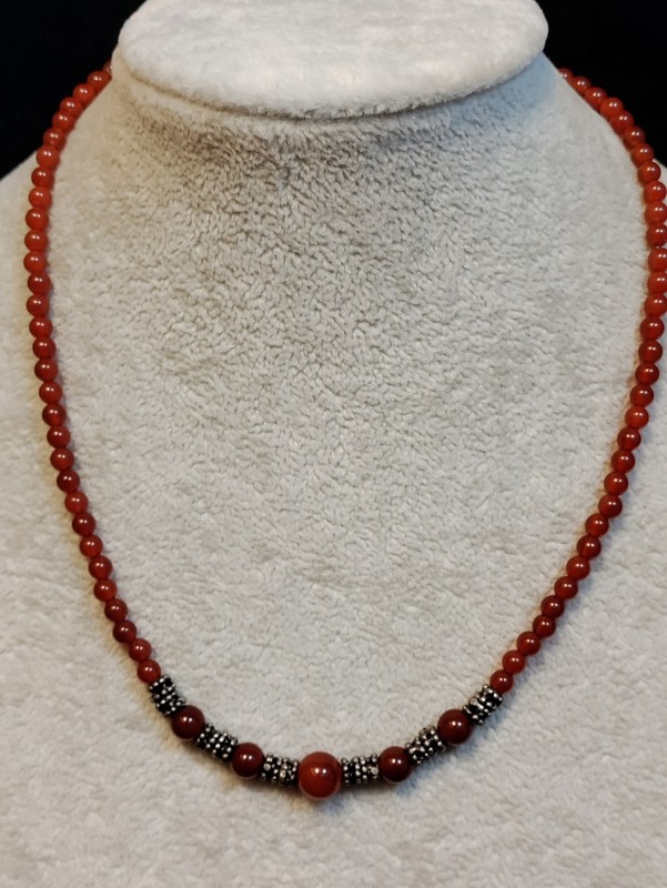 Beautiful Artisan Carnelian Necklace