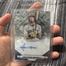 2023 Bowman Sterling - Prospect Autographs Jackson Merrill #PA-JML Sterling...