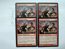 4x Wandering Goblins Conflux Goblin Warrior Domain MTG Top Zustand
