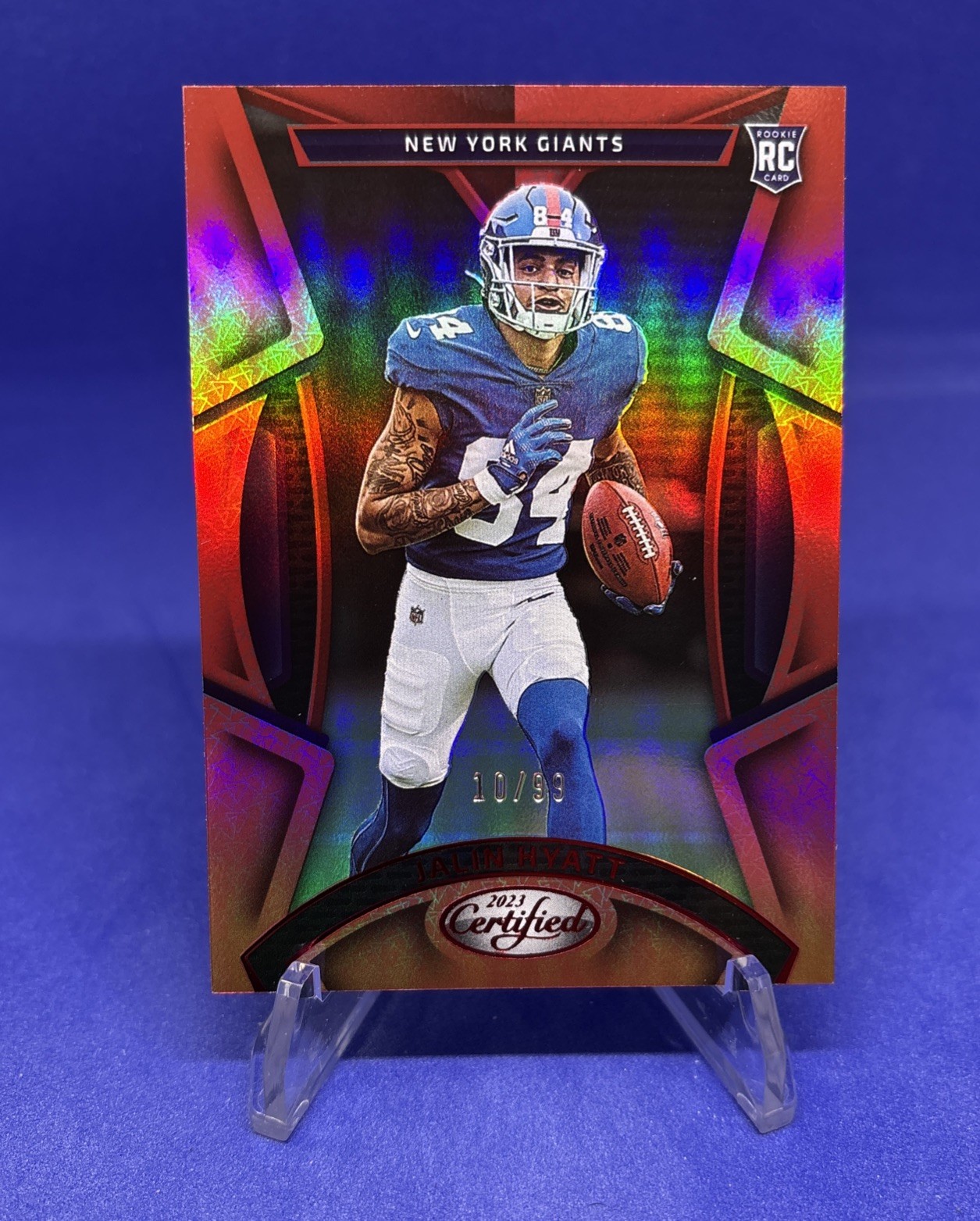 2023 Panini Certified - Rookies Jalin Hyatt #126 Mirror Red /99 (RC)