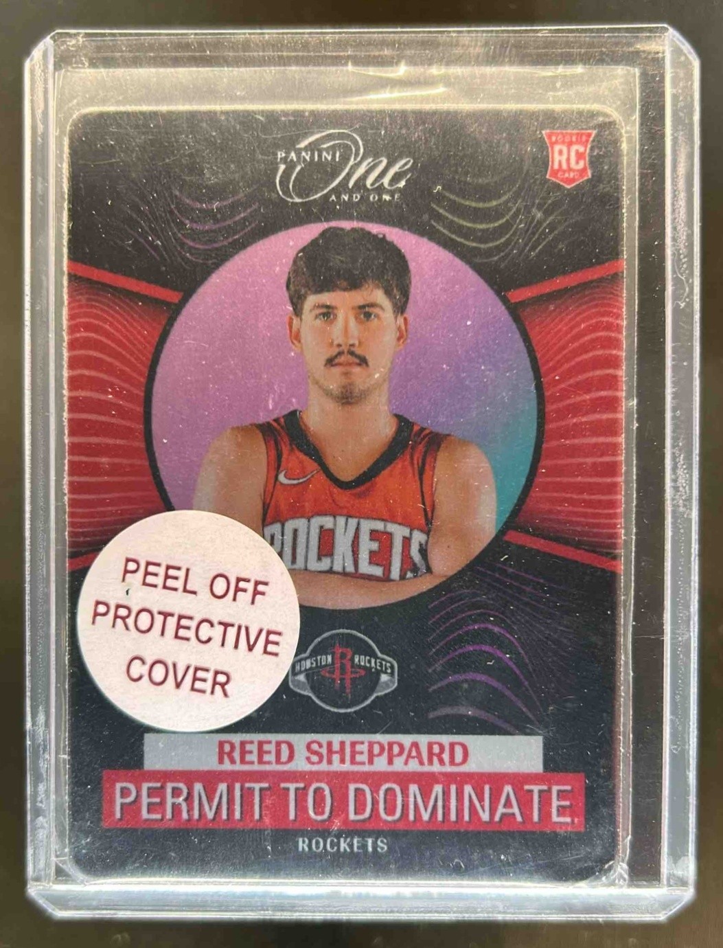 2024-25 Panini One and One Reed Sheppard Permit to Dominate RC Rookie #10