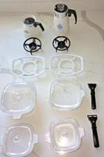 Child 18 Pc Corning Ware Set - 4 Covers Tea Coffee 2 Handles 2 Trivets 2 Servers