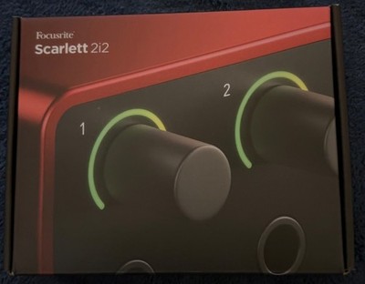Focusrite Scarlett 2i2 4th Gen Audio Interface