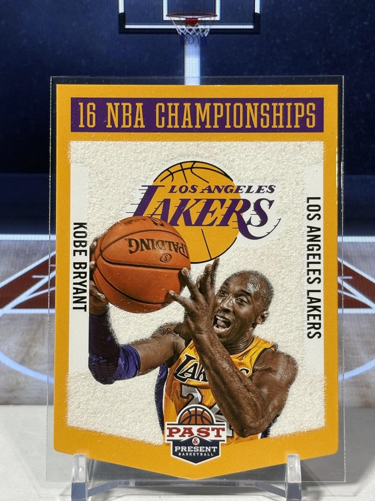 2012-13 Panini Past & Present Winning Touch Banners #3 Kobe Bryant Lakers SP JA