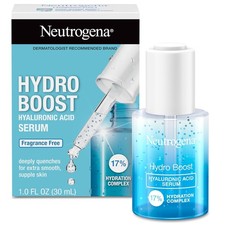 Neutrogena Hydro Boost Hyaluronic Acid Serum Fragrance Free 1.0 oz New Sealed