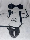 Marx Saddle and miscellaneous tack From Johnny West Collection