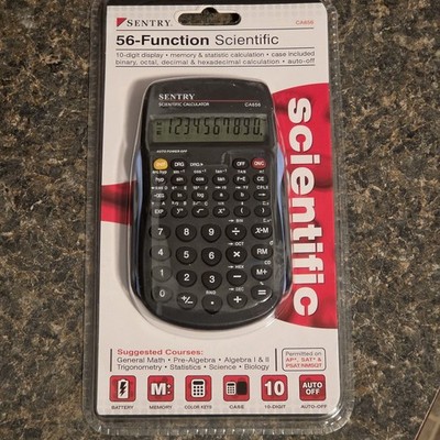 Brand New Sentry CA656 Scientific Calculator 10 Digit Decimal & Hexadecimal