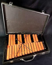 25 Note Key Chromatic Wood Xylophone Percussion Instrument Hardshell Case