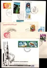 4 # GERMANY DDR, VENEZUELA, WALLIS AND FUTUNA 1995 - 6 FDC - SPACE