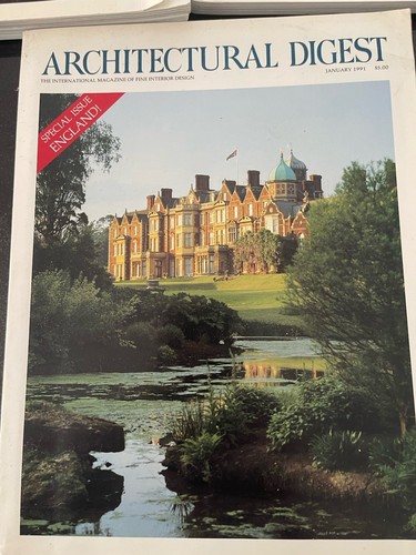 Vintage 1991 Architectural Digest Magazines Interior Design Ads Lot of 5 - Picture 4 of 14