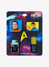 Star Trek Icons Enamel Pin Set