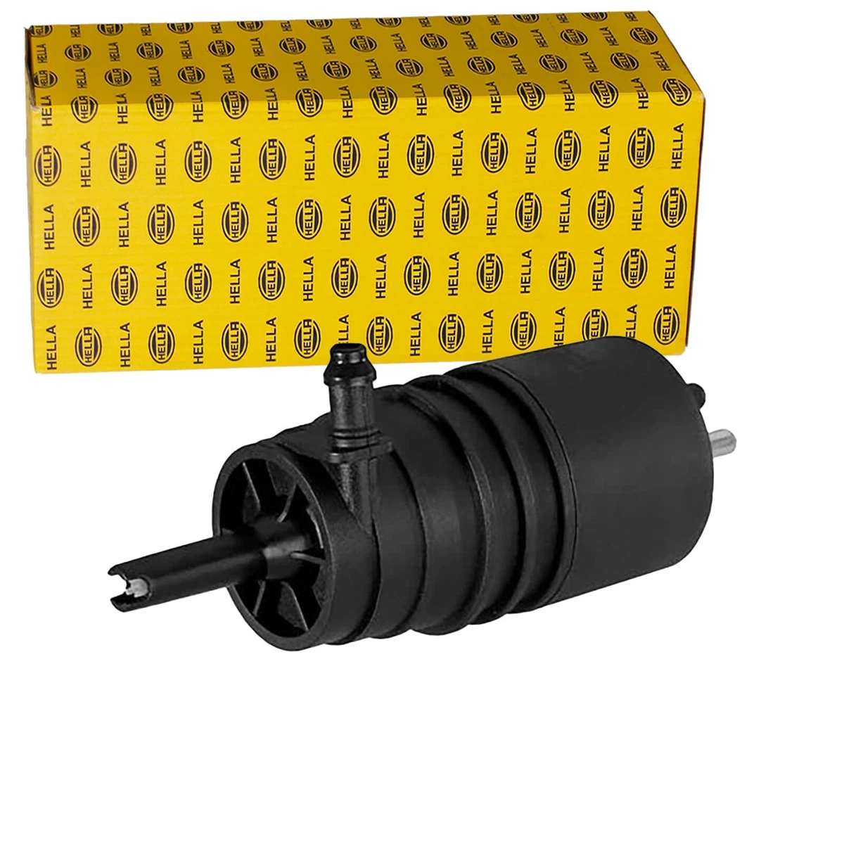 HELLA Waschwasserpumpe 12V – Elektrische Monopumpe Für Scheibenreinigung, Passend Für BMW & Mercedes