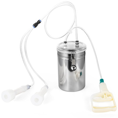 Manual Milking Machine, 2L Effort-Saving Goat Milking Device, Sheep Cow Hand Vac