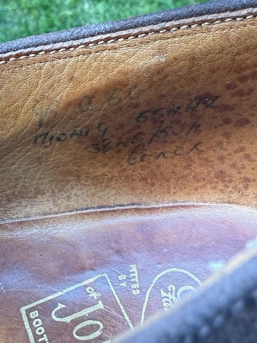 Vintage 1960s Church’s Custom Grade Real Cape Buck Monk Strap Shoes UK Size 9.5 - Picture 22 of 24