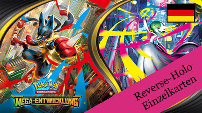 Pokemon | Mega Entwicklung MEG | Reverse Einzelkarten zur Auswahl | Deutsch | NM