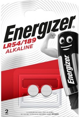 7638900083088 Bateria G10 / LR54 / 189 Energizer Alcaline (blister 2 szt.) ENERG