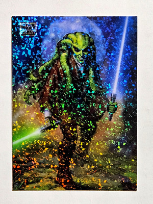 KIT FISTO 2025 Topps Star Wars Chrome Galaxy Mini Diamond #44