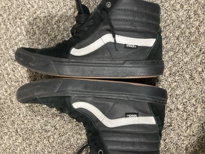 Vans Sk8-Hi Pro BMX Black White Suede Men
